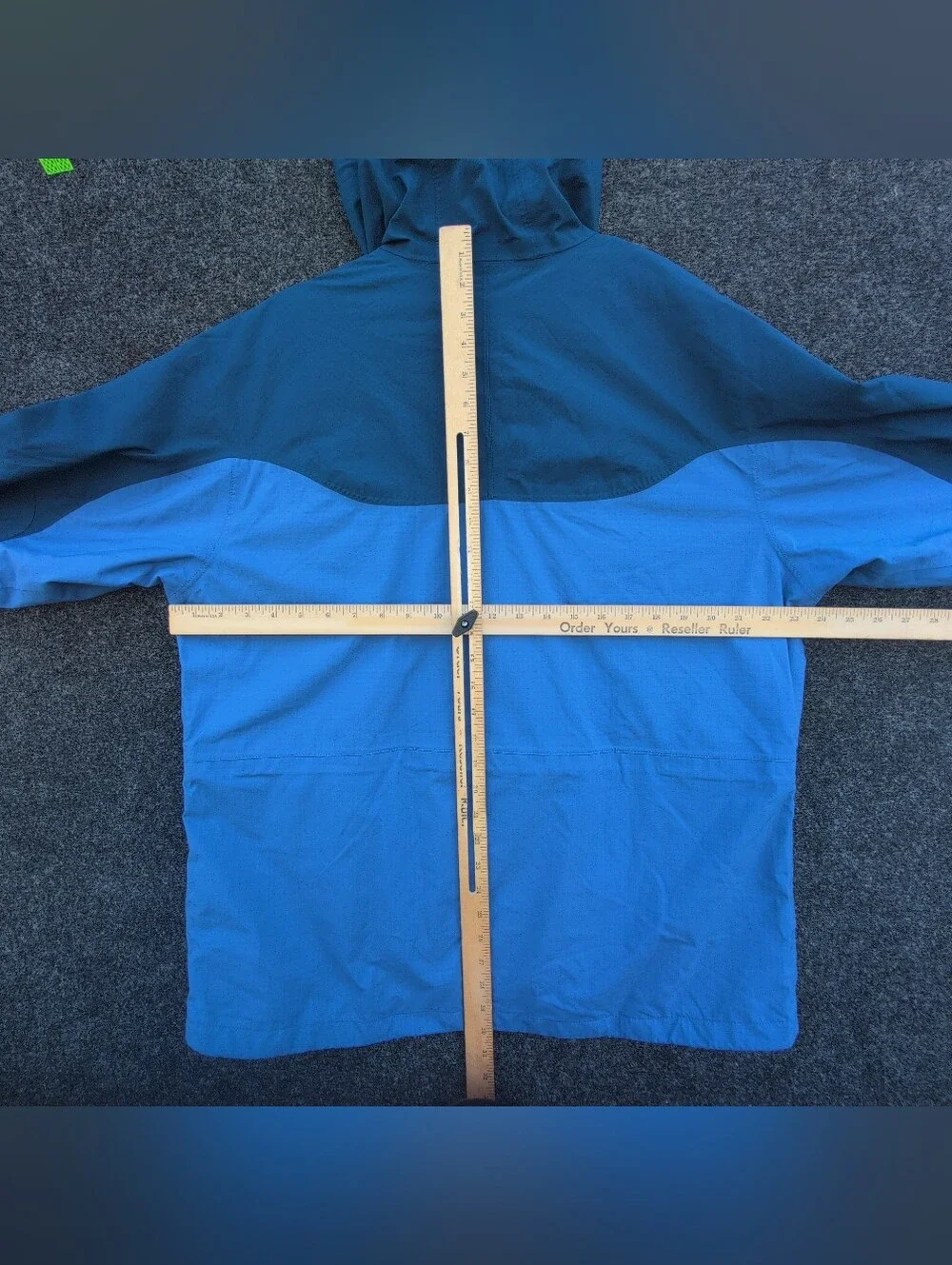 REI Goretex XCR Jacket Mens Large Blue Fly Fishing Wading Shell 90s Waterproof